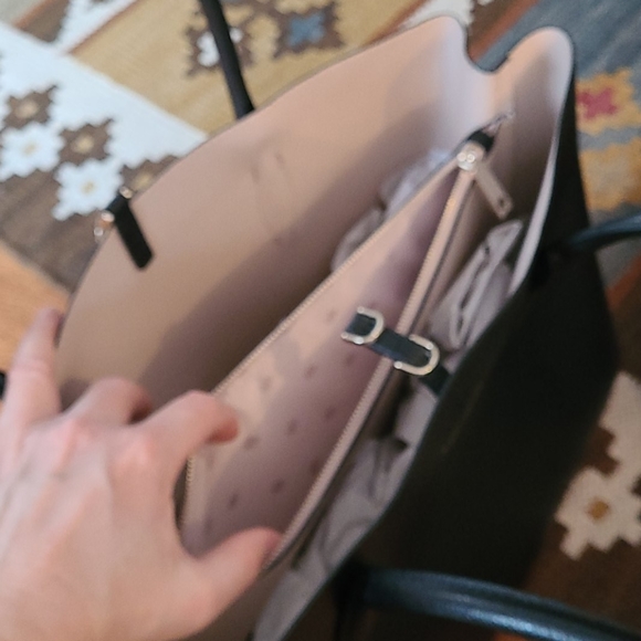 Kate Spade Eva Large Leather Tote Bag Black - Picture 5 of 6